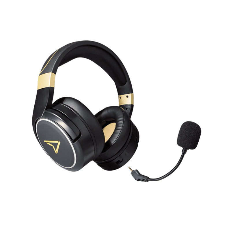 Casque Gamer sans fil Bluetooth Steelplay Metaltech Radiance (Noir/Or)