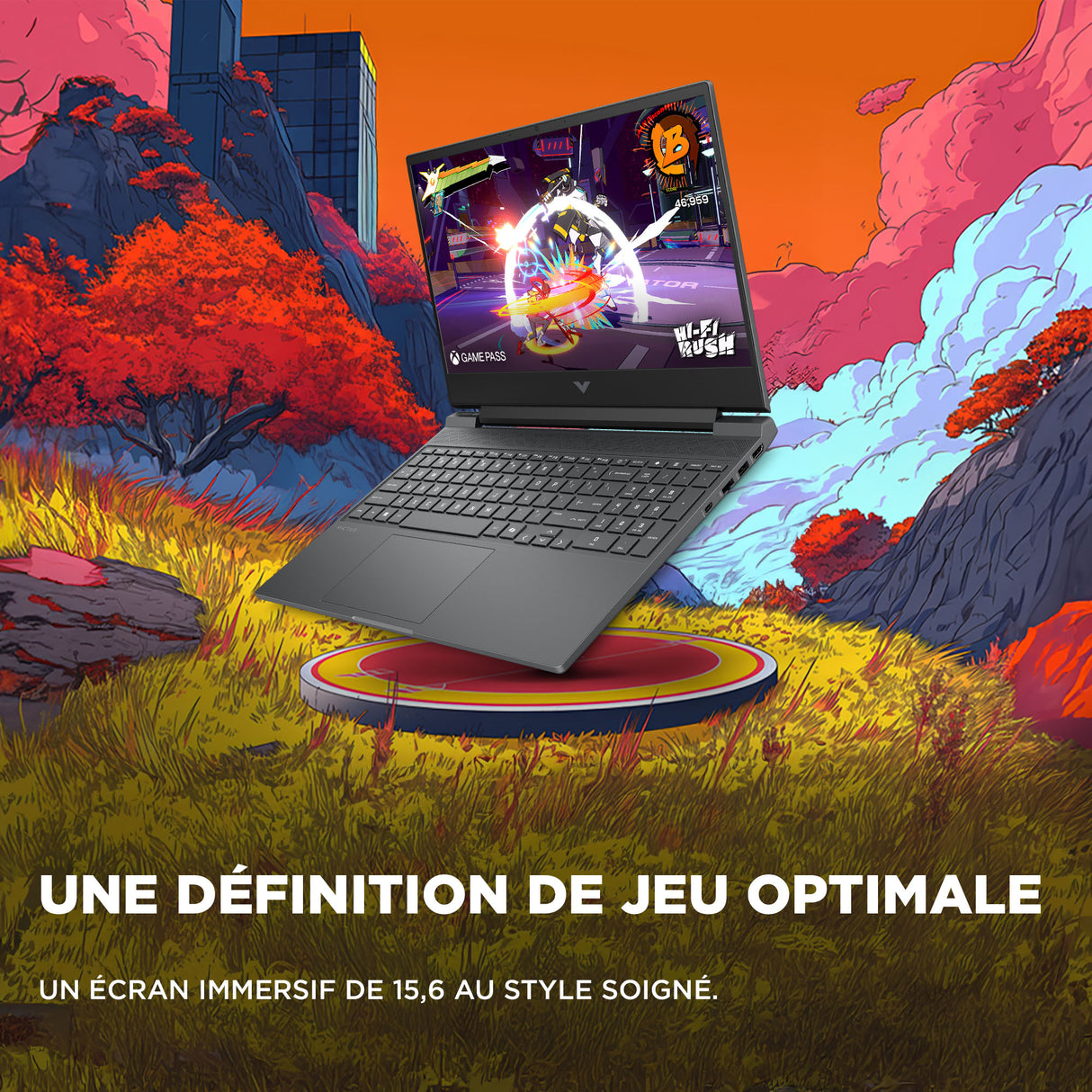 PC Portable Gamer HP Victus 15-fb3028nf - Sans Windows - 15,6 FHD IPS 144Hz - RTX 5050 8Go TGP 70W - Ryzen AI 5 240 - 16Go - 512Go