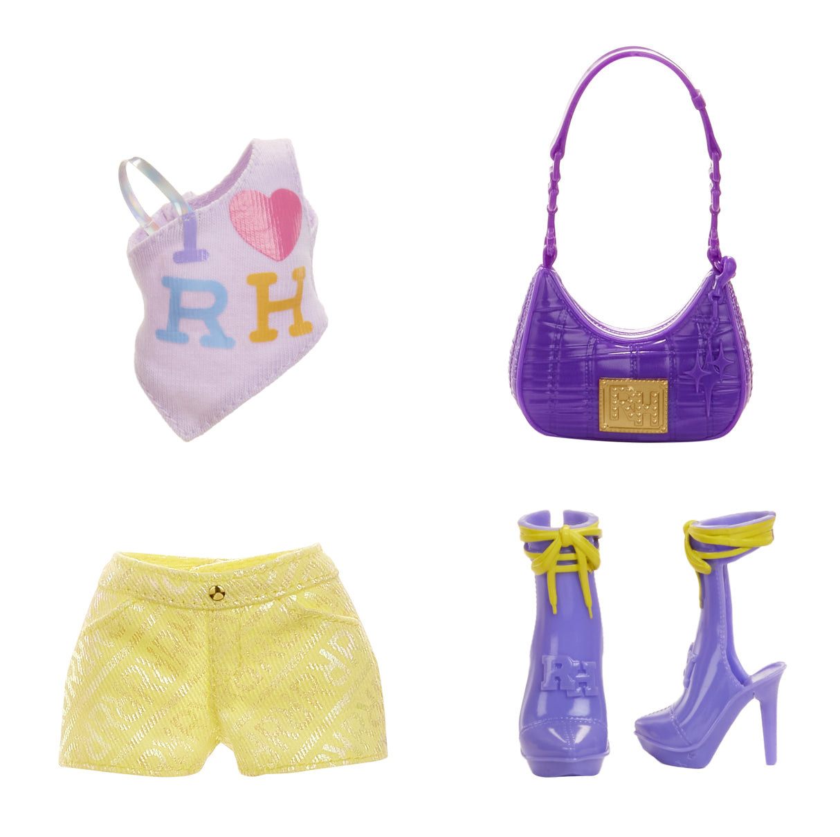Rainbow High - Poupée mannequin Theme Mode - Violet