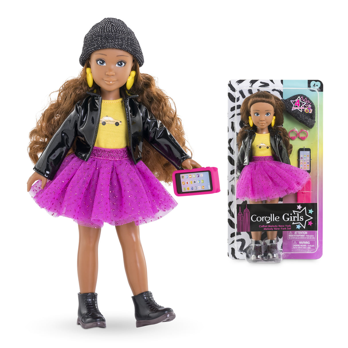 Poupée Mannequin - COROLLE - Melody Fashion Week Paris - 28 cm - 4 accessoires - Senteur vanille - Des 4 ans