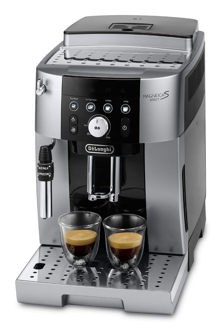 Machine expresso broyeur - De'Longhi - Magnifica S smart - ECAM250.23.SB - 4 recettes - Noir argenté