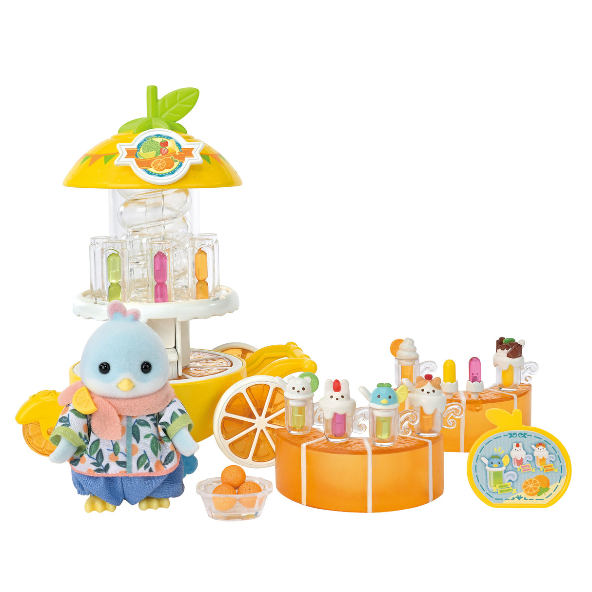 Le stand de jus de fruits - SYLVANIAN FAMILIES - La fete foraine - Des 3 ans