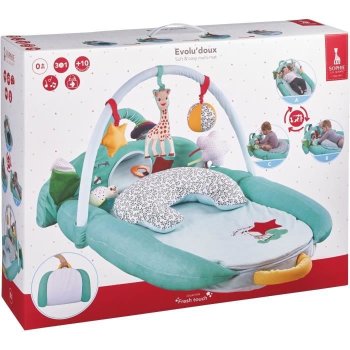 SOPHIE LA GIRAFE Evolu'Doux Tapis Eveil