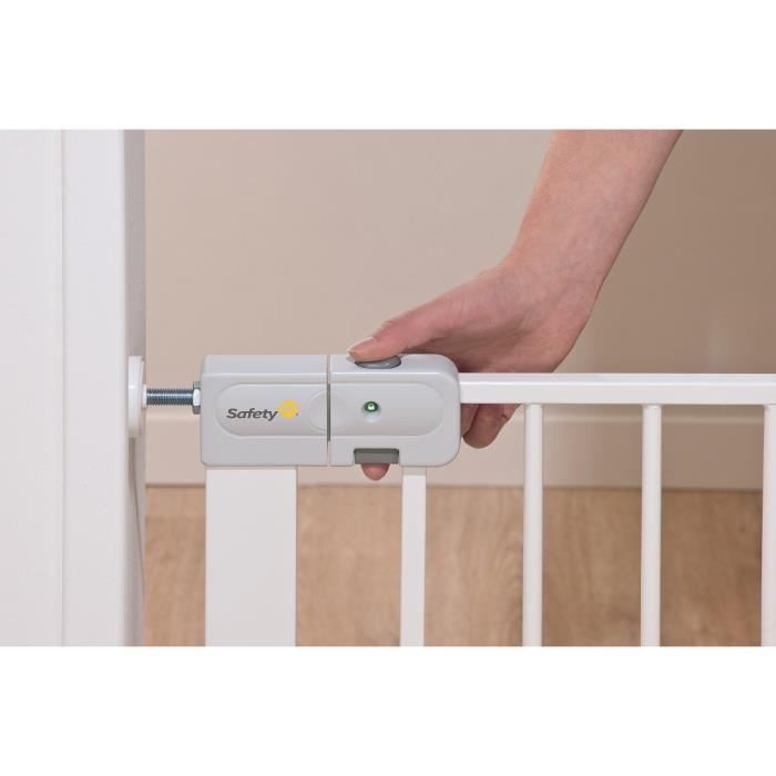 SAFETY 1ST Barriere de sÈcuritÈ enfant 73-80cm, Blanc, mÈtal, Auto Close, 4 points de pression