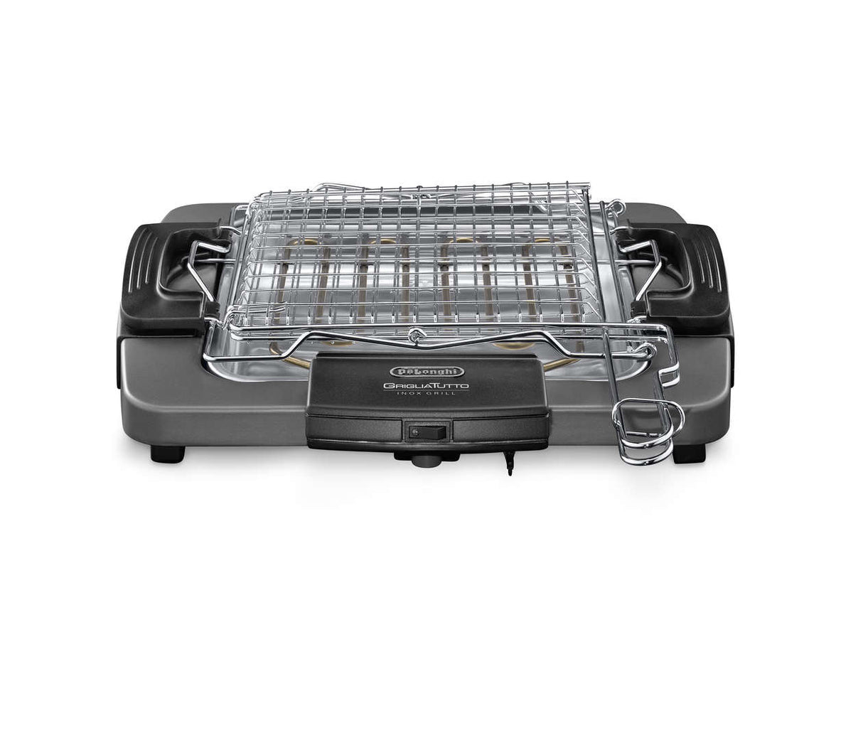 Barbecue électrique DELONGHI BQ60.X - Double grille - 1 900 W - Plateau aluminium amovible