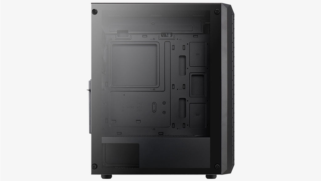 Boitier Moyen Tour ATX AeroCool Beam v1 RGB avec panneaux vitrés (Noir)