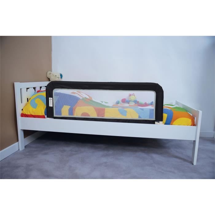 SAFETY 1ST Portable Bed Rail, Barriere de lit enfant pliable, 18 mois-5 ans, Tissu en maille, Facile a installer et transporter, Au