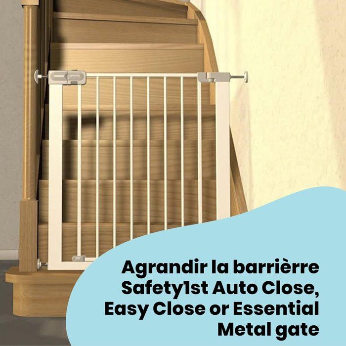 SAFETY 1ST Adaptateur de balustrade pour barriere de sécurité enfant - Lot de 2