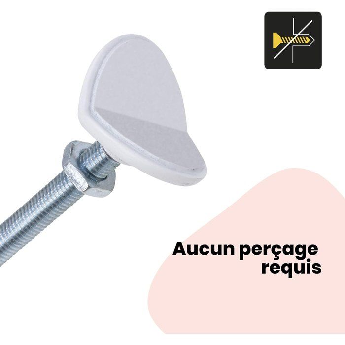 SAFETY 1ST Adaptateur de balustrade pour barriere de sécurité enfant - Lot de 2