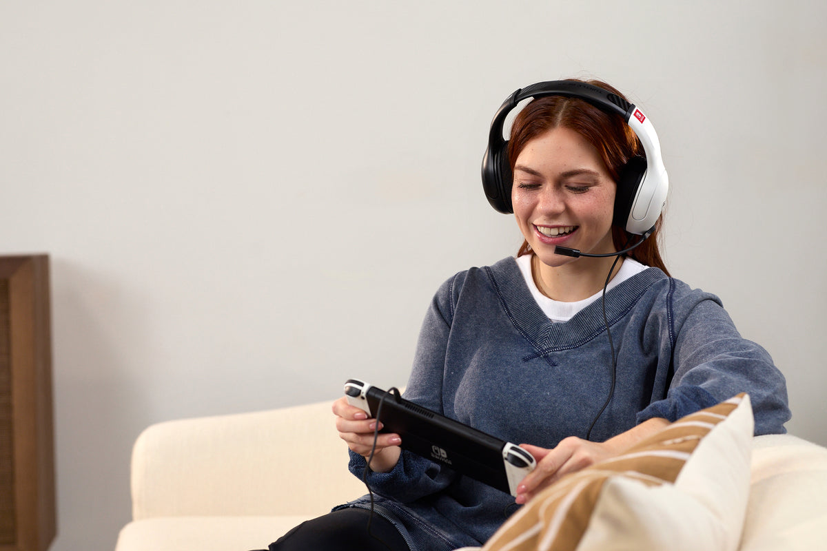 Casque Gaming filaire - TURTLE BEACH - Nintendo Switch - Airlite Fit - Noir et Blanc