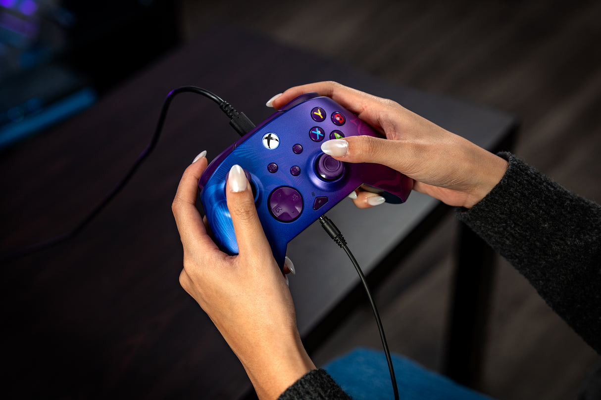 Manette de jeu - Xbox - Rematch Advanced - Filaire - Purple Fade - Compatible PC - Turtle Beach