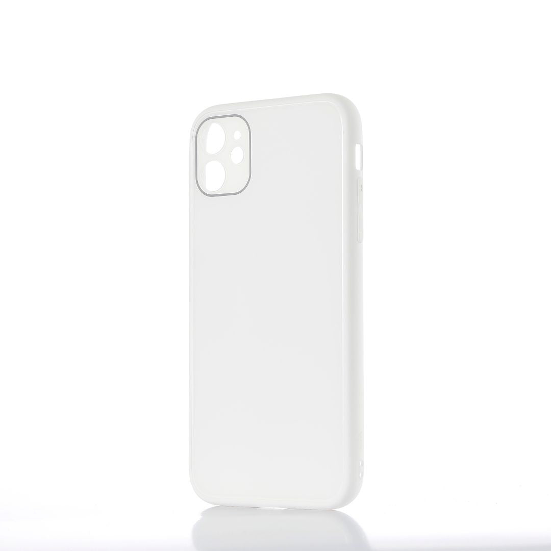 WE Coque de protection GLASS APPLE IPHONE 11 Blanc