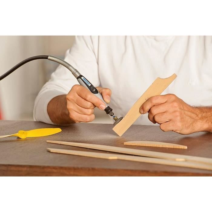 Disques de Ponçage DREMEL S411 EZ SpeedClic - Lot de 6 (Grain 60, Ø 30mm)