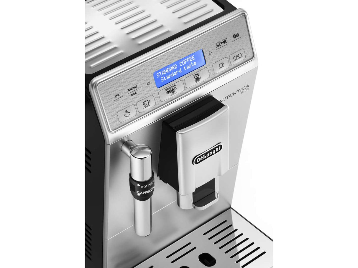 Machine expresso broyeur - De'Longhi - Autentica plus - ETAM29.620.SB - 4 recettes - Argent