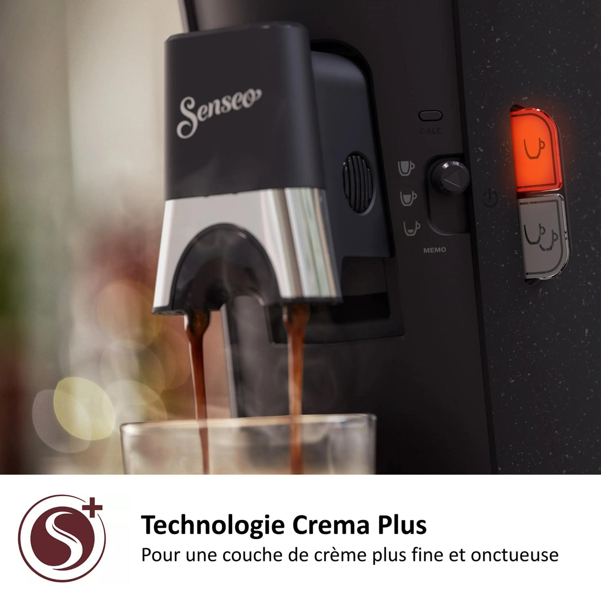 Cafetiere a dosette - PHILIPS - SENSEO - CSA240/21 - Select - Noir