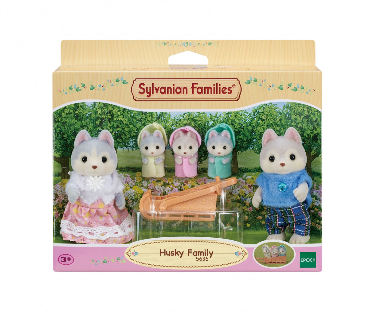 La famille Husky - Sylvanian Families - 5636