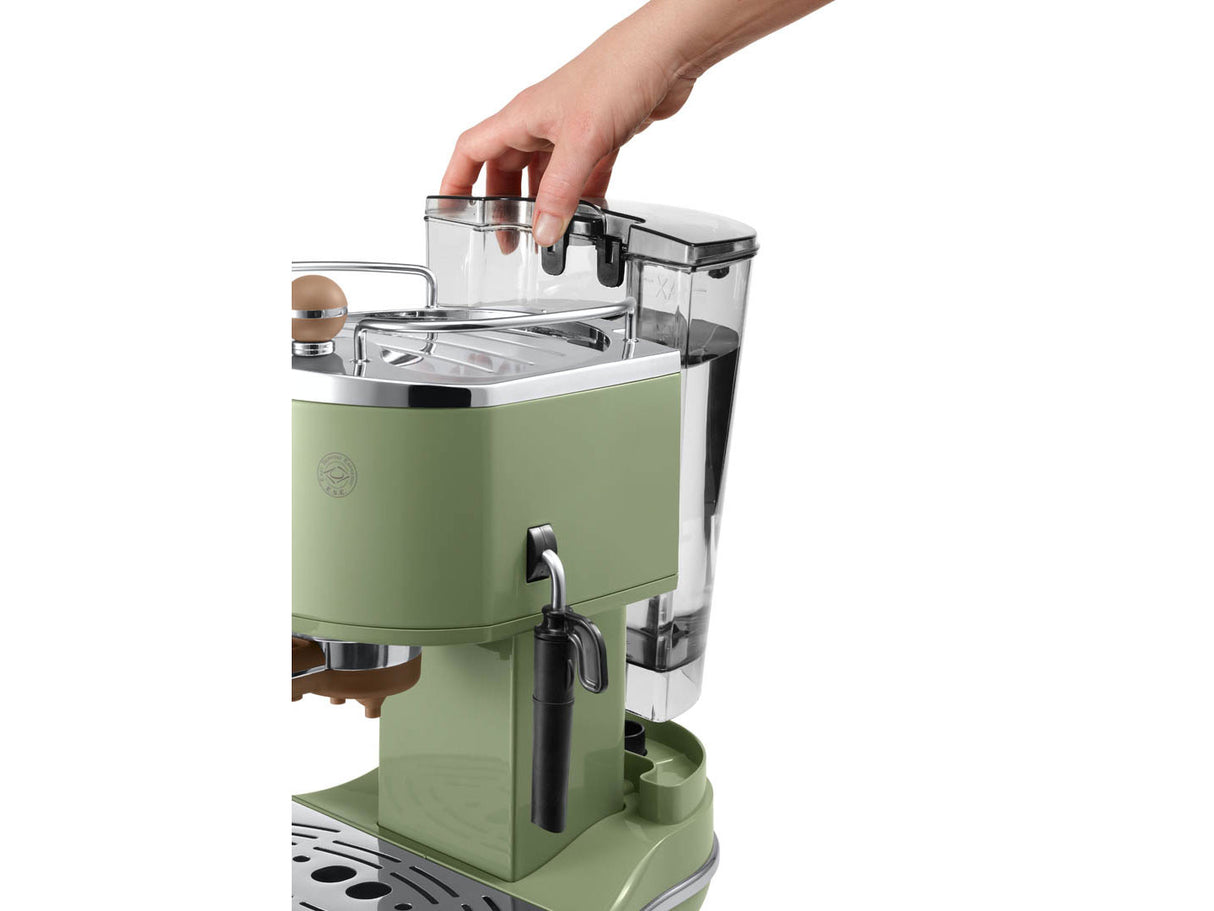 Machine expresso manuelle - De'Longhi - Icona Vintage - ECOV310.GR - Vert