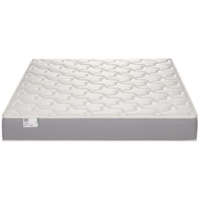 Matelas 140 x 200 SIMMONS - Hauteur 22 cm - Ressorts ensachés - Suspension FullSpring - No Flip - Fabriqué en France - R-SW1