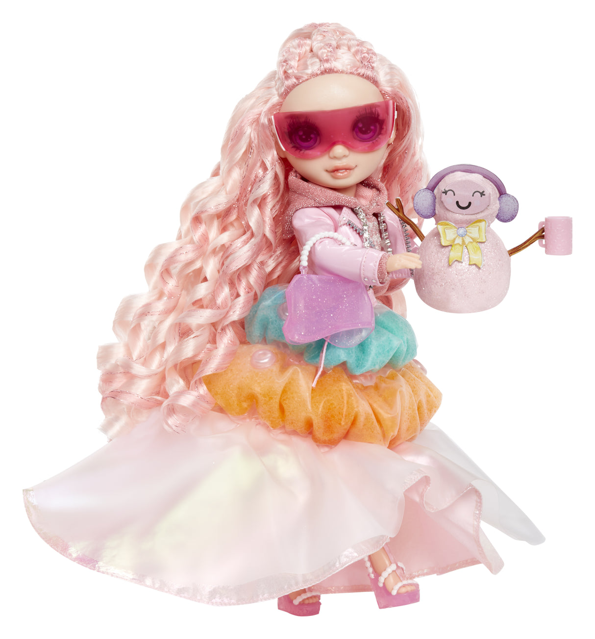 Rainbow High - Winter Wonderland - Rose - Révele ta couleur - Créer son bonhomme de neige - Dés 4ans