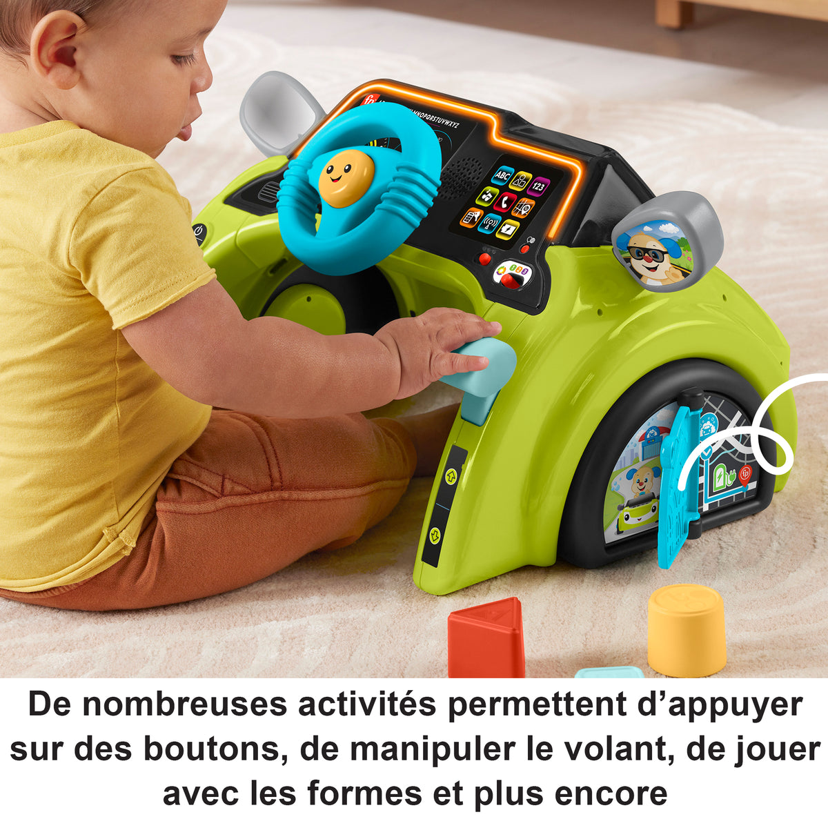 FISHER-PRICE Rires et éveil-Centre d'activités Ma Premiere Voiture - Fisher-Price - HYR92