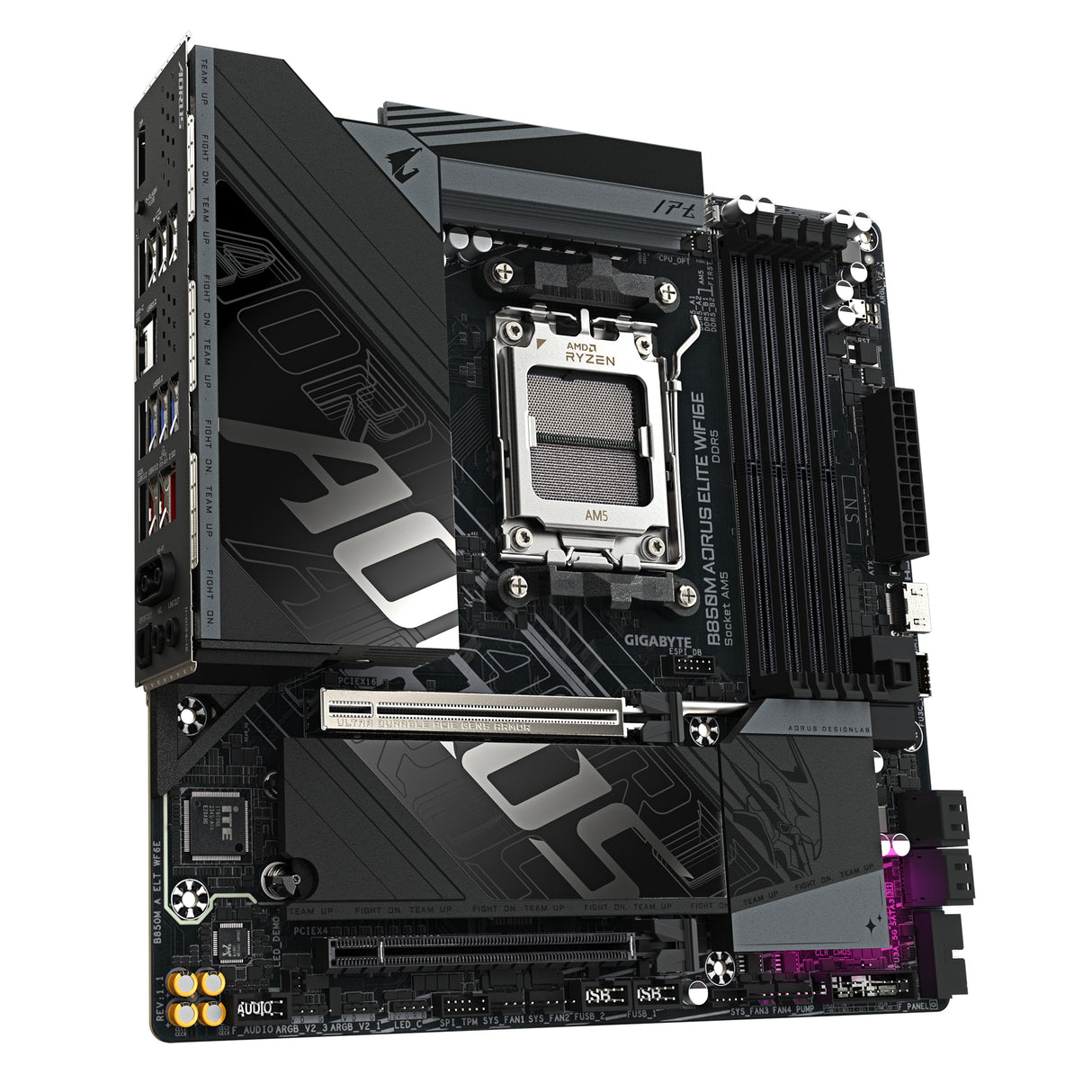 Carte mčre - GIGABYTE - B850M AORUS ELITE WF6E - Format Micro-ATX - Chipset AMD B850 - DDR5 & PCIe 5.0 - WiFi 6E