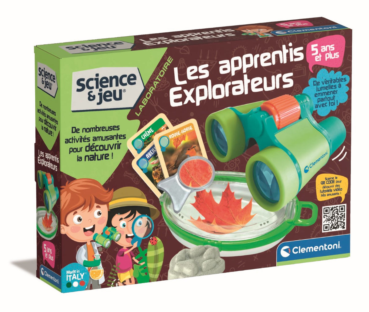 Les apprentis explorateurs - Clementoni - Science et Jeu - Laboratoire - Jeu d'Expériences - Des 5 ans