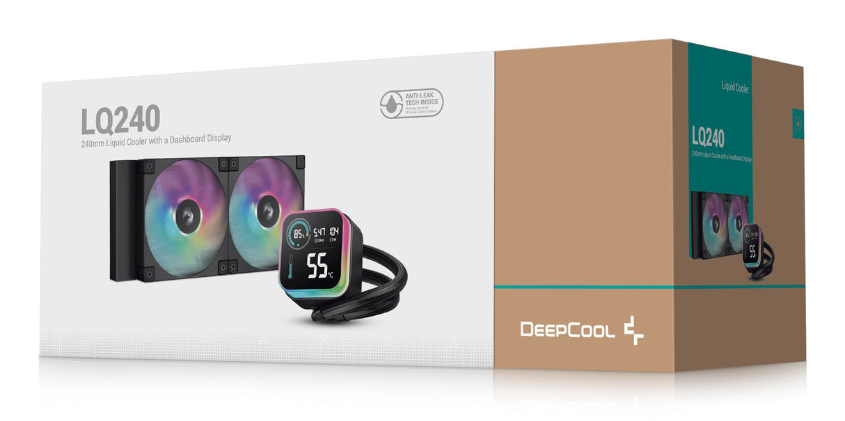 Kit Watercooling AIO DeepCool LQ RGB - 240mm (Noir)