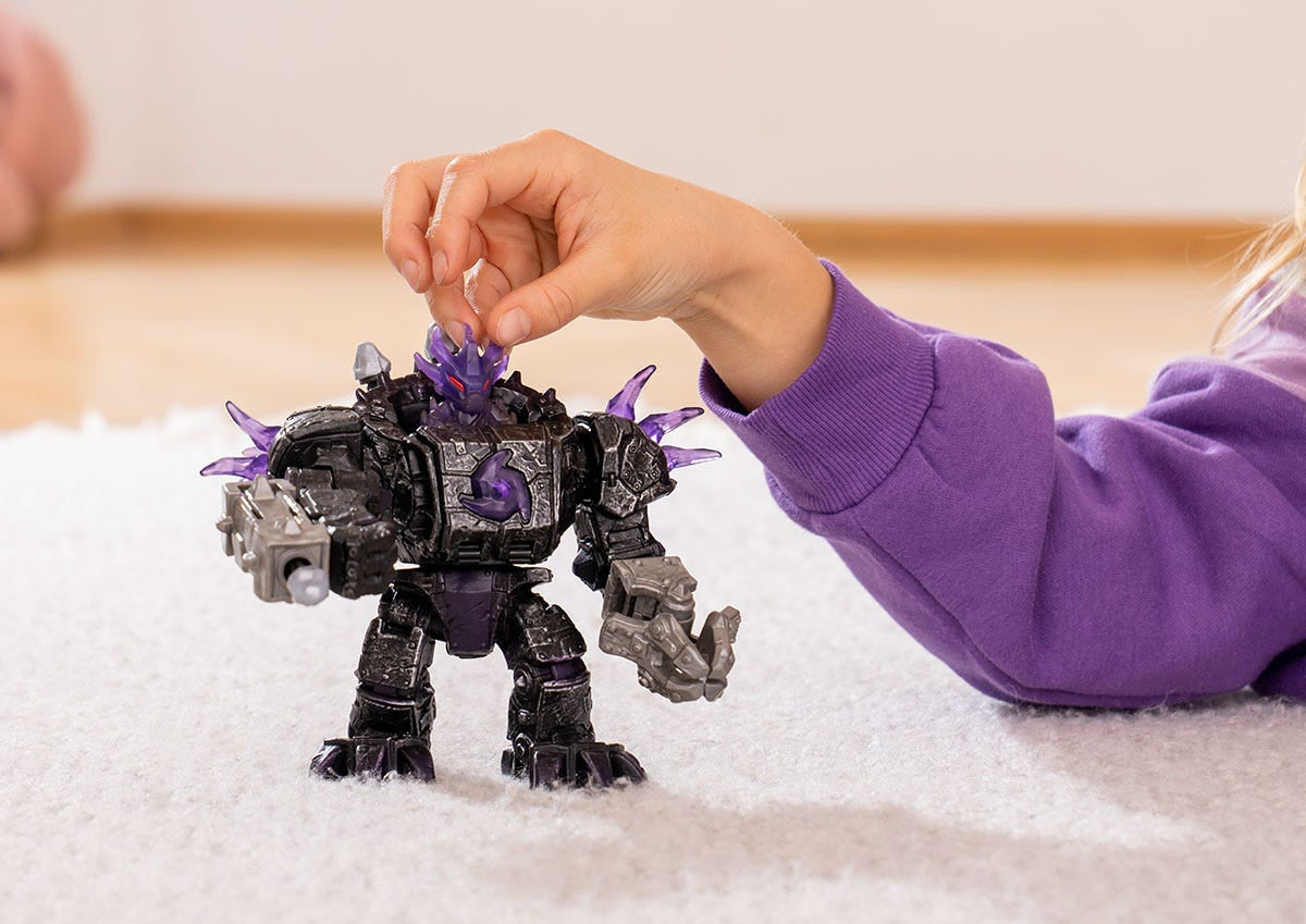 Master Robot des Ténebres Avec Mini Creature, des 7 ans, Schleich 42557 Eldrador Mini Creatures - coffret, 18,4 x 11 x 23 cm