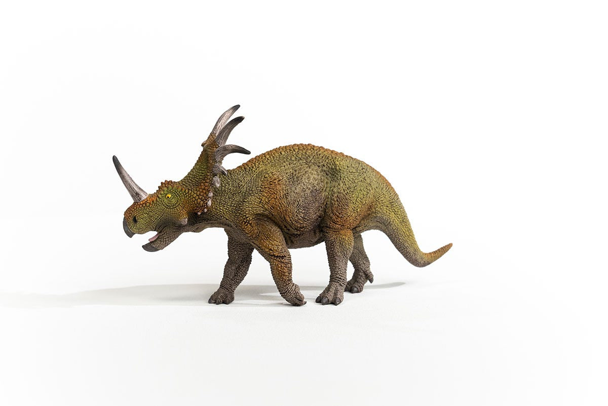 Figurine Styracosaure, avec détails réalistes, jouet inspirant l'imagination, Schleich 15033 Dinosaurs, pour enfants des 4 ans
