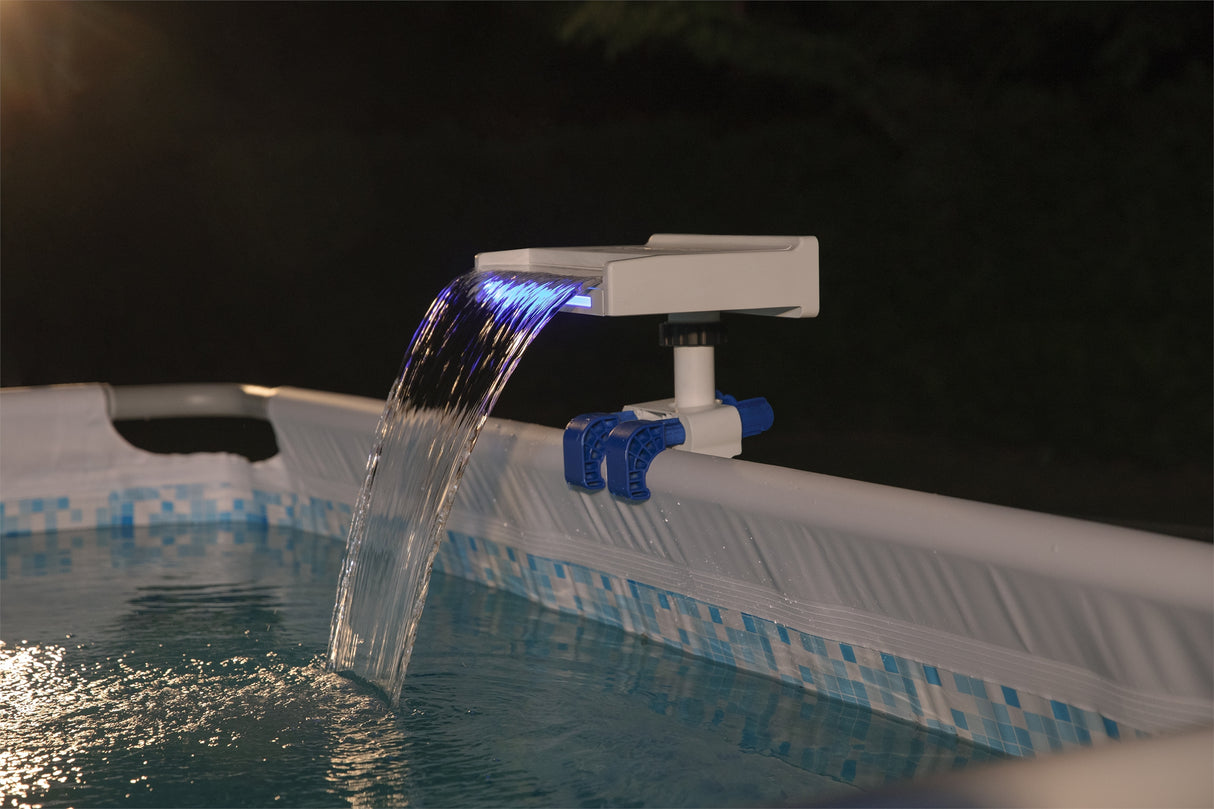 Fontaine cascade - Bestway - Pour piscine hors sol - Avec LED