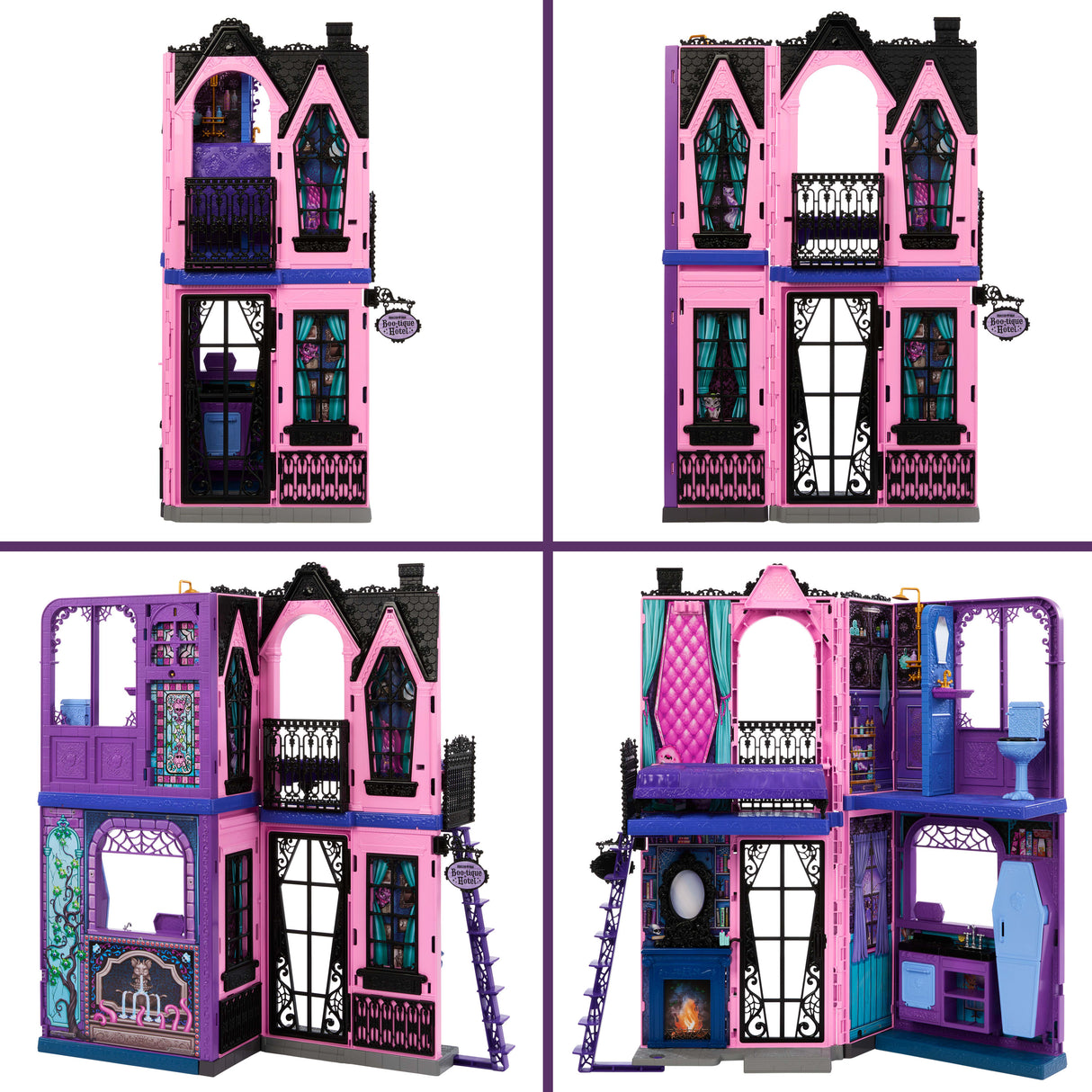 Monster High - Hôtel Bouh-tique - Maison de poupée et accessoires - Monster High - JBF16