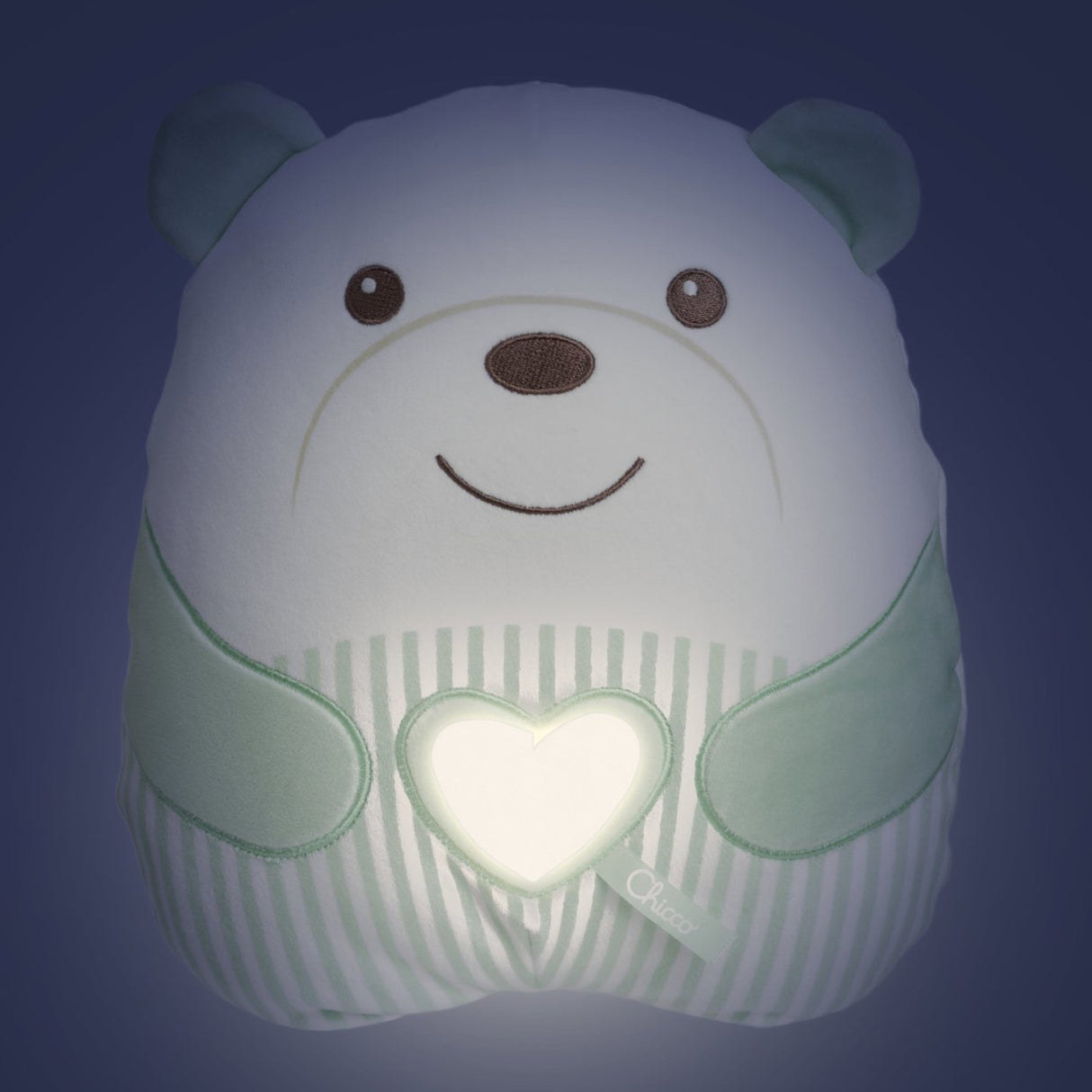 Peluche tendre Ourson - CHICCO - Vert - Des la naissance