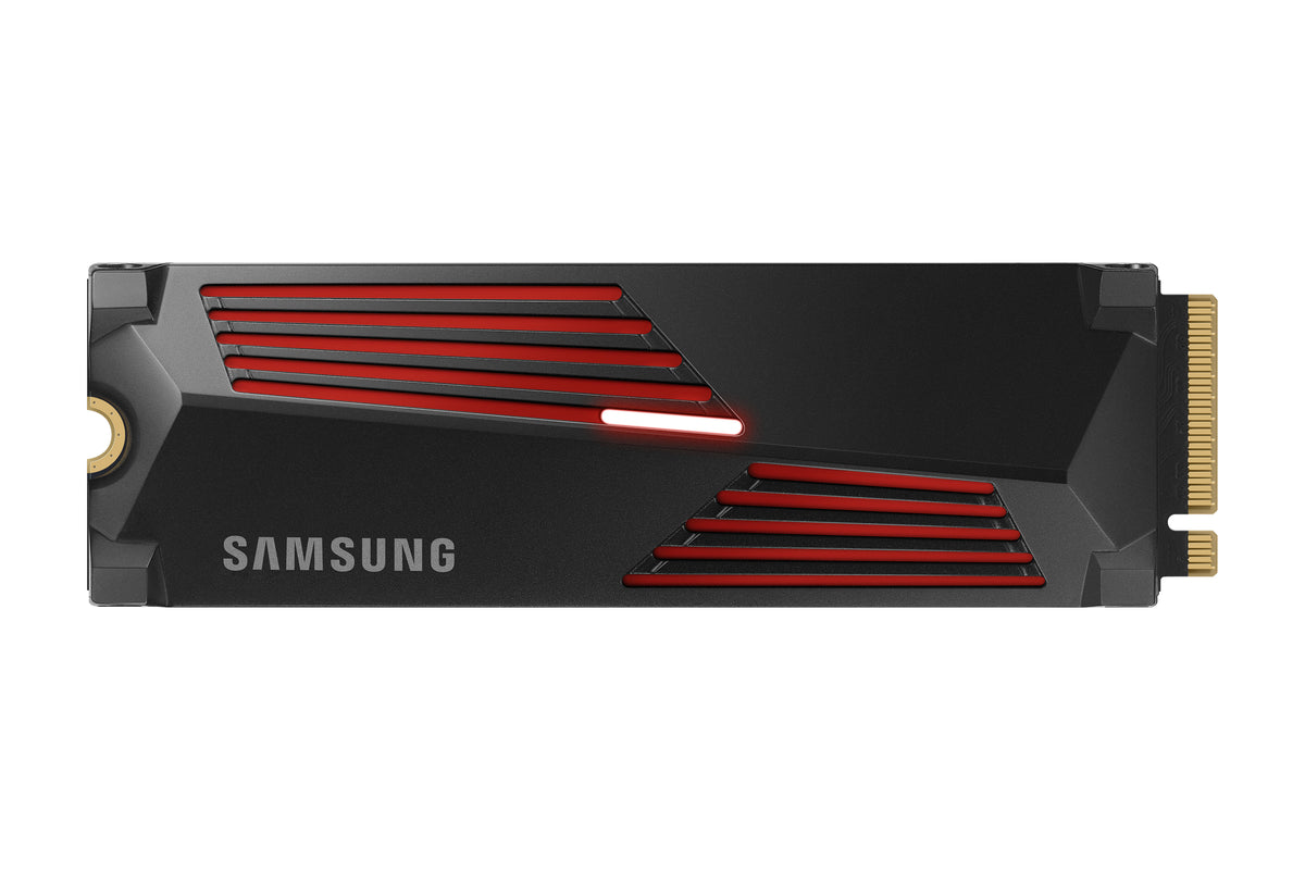 SAMSUNG - 990 PRO avec dissipateur- SSD Interne - 4 To - NVMe M.2 PCIe 4.0x4 - Vitesse lecture jusqu'a 7 450 Mo/s