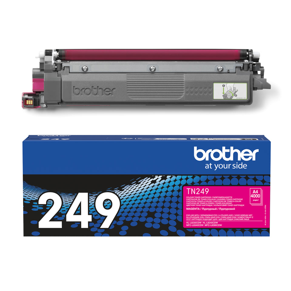 Toner trés haute capacité - BROTHER - TN249M - Magenta - 4000 pages