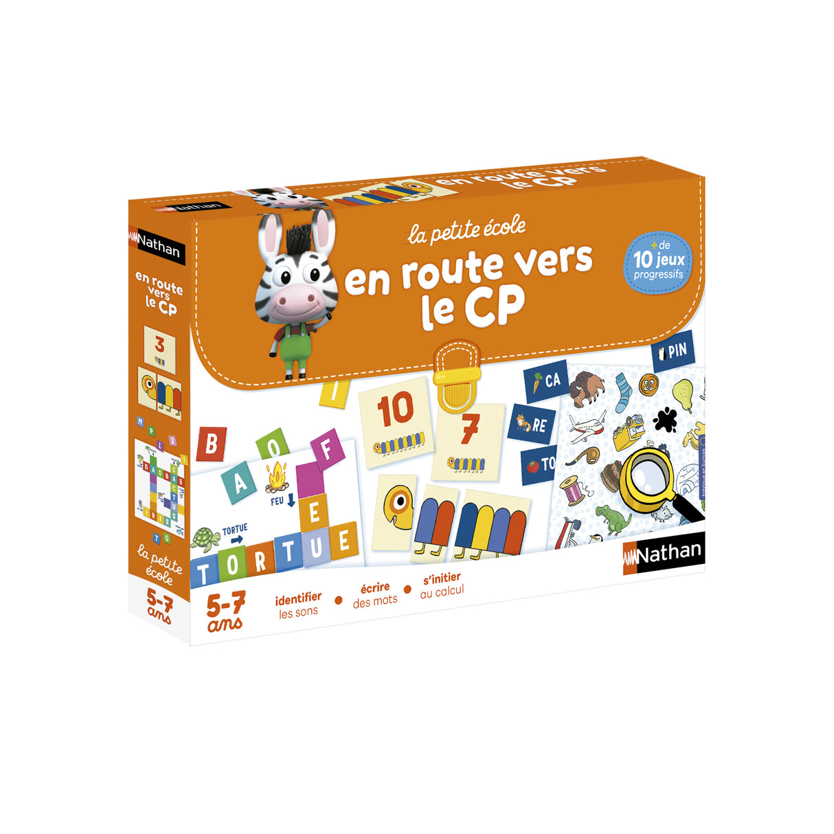 Coffret éducatif - NATHAN - La petite école - En route vers le CP ! - Jeux progressifs - Mixte