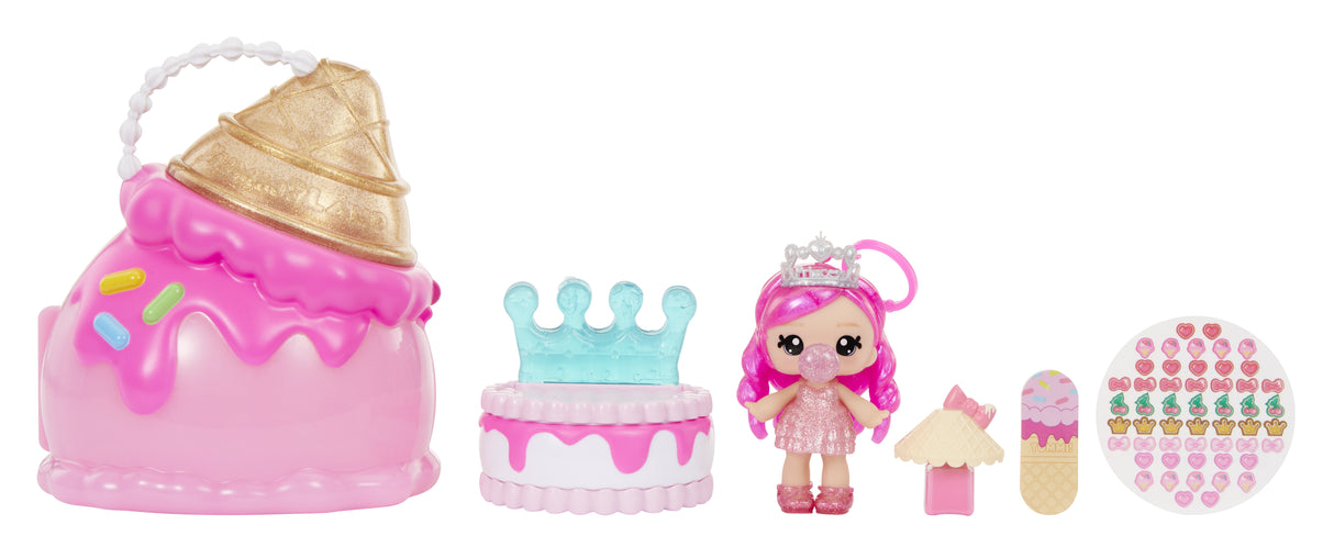 Yummiland Beauty Bag Playset + Lip Gloss Doll - Ice Cream Beauty Bag