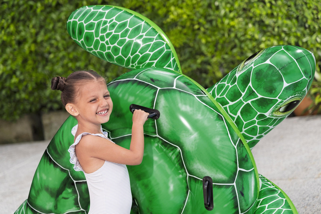 Bouée a chevaucher - Bestway - Tortue - 153 x 140 x 38 cm