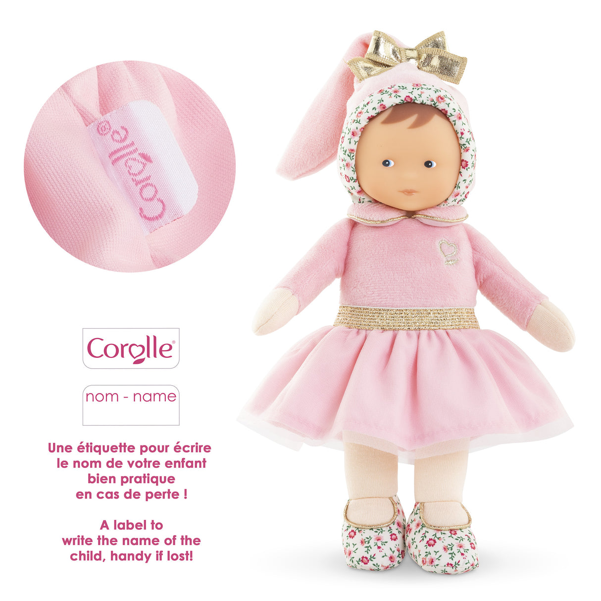 Doudou - Corolle - Miss Ballerine - 25 cm - Doux - Senteur de vanille