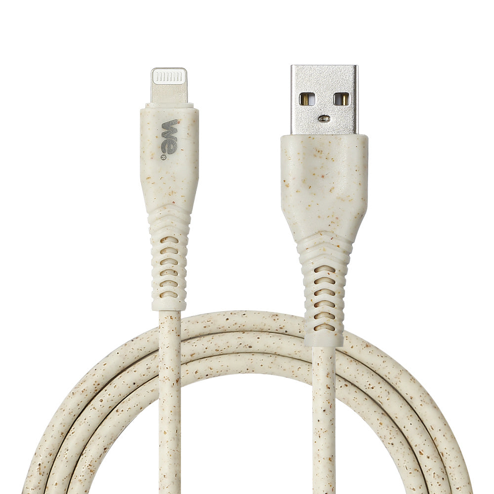 C ble Lightning/USB A biosourcé avec 30% de matières recyclées - 2m - Packaging