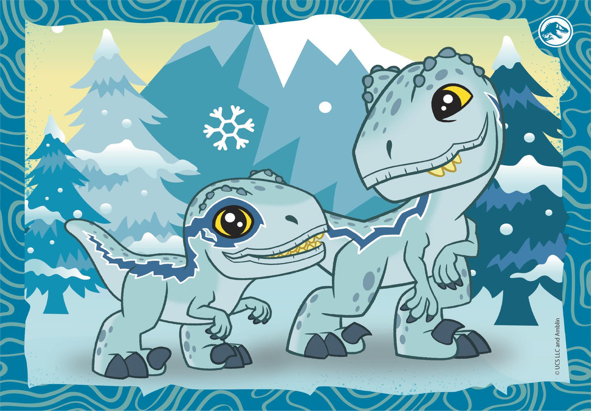 CLEMENTONI SUPERCOLOR 4 IN 1-JURASSIC WORLD PROGRESSIFS (12, 16, 20, 2