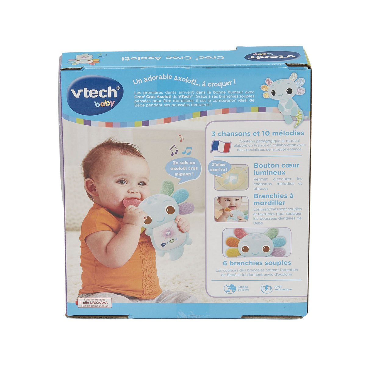 VTECH BABY - CROC CROC AXOLOTL - Bleu