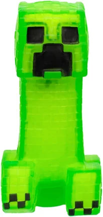 Figurine extensible - GOO JIT ZU - Minecraft Creeper - 11 cm - Texture élastique - Extensible 3x