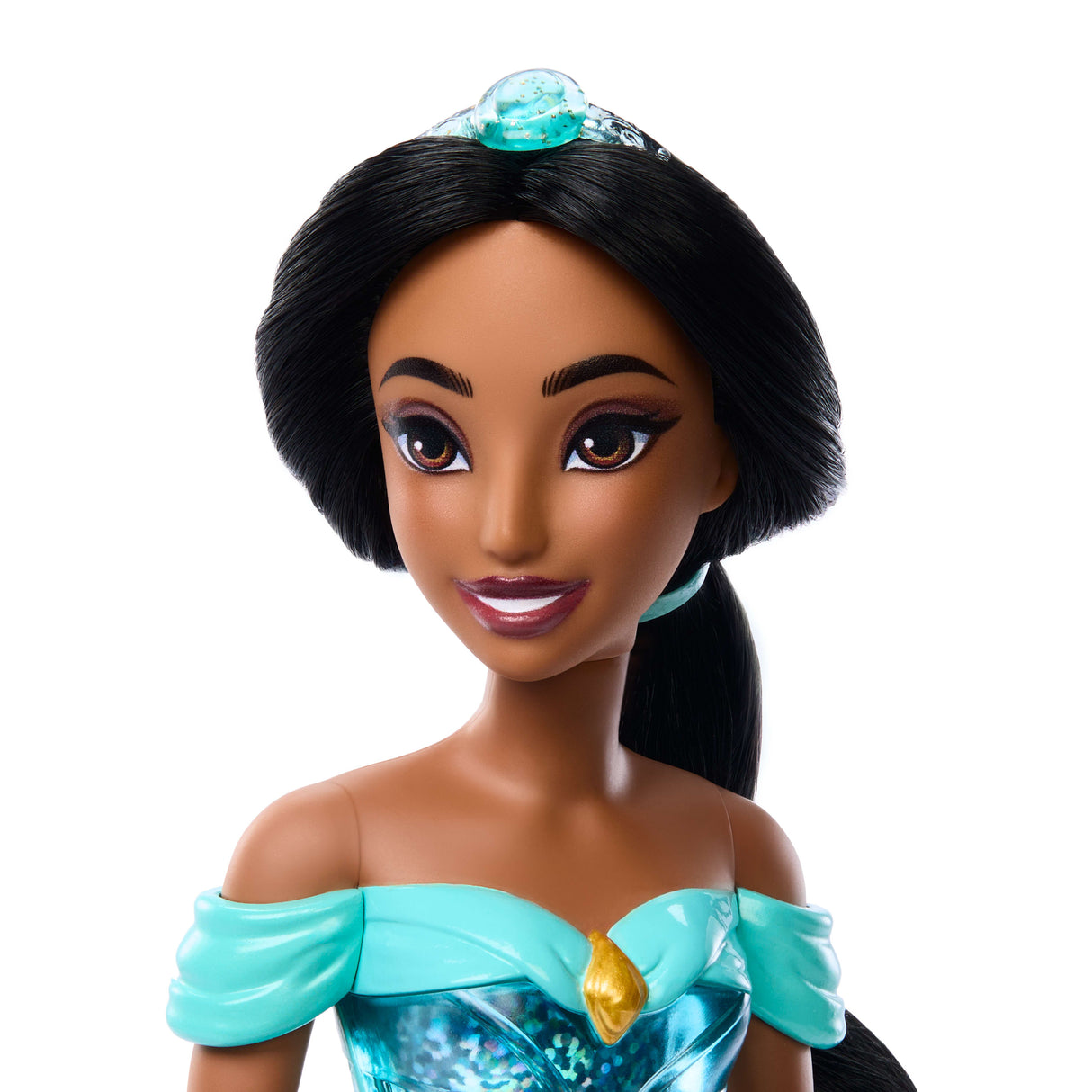 Jasmine Poupée 29 cm, Mattel Poupée Disney Princesses habillage et accessoires HLW12
