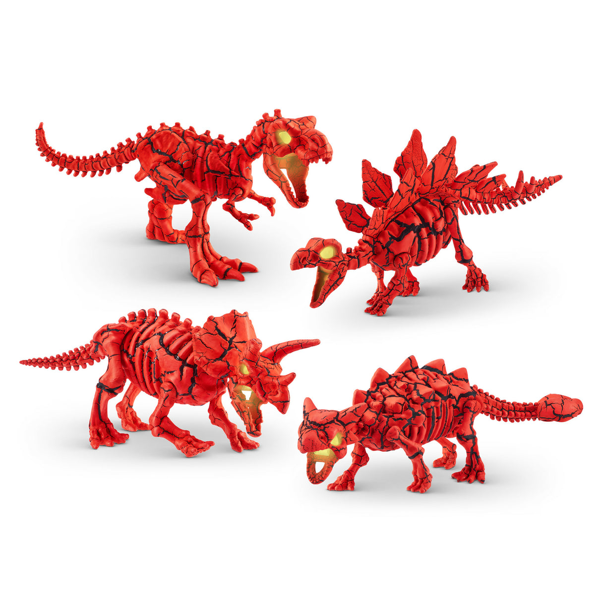 Jeu de fouille - ZURU - ROBO ALIVE Volcano Fossil Find S2 - Fossiles de dinosaures - Sons et lumieres - Roche et sable