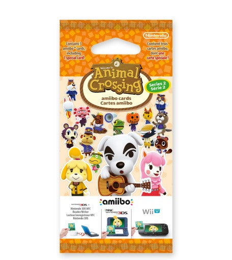 Cartes Amiibo - Animal Crossing Série 2 • Contient 3 cartes dont 1 spéciale