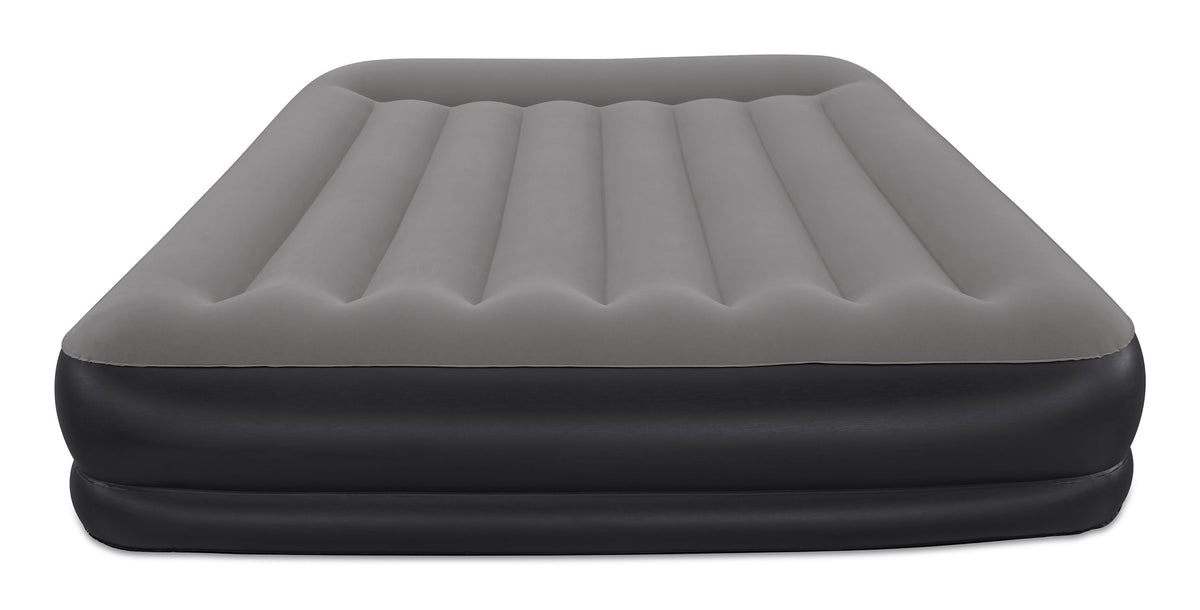 Matelas gonflable - BESTWAY - 671BU - Tritech Queen - 2 places, pompe USB intégrée, 2,03 m x 1,52 m x 36 cm
