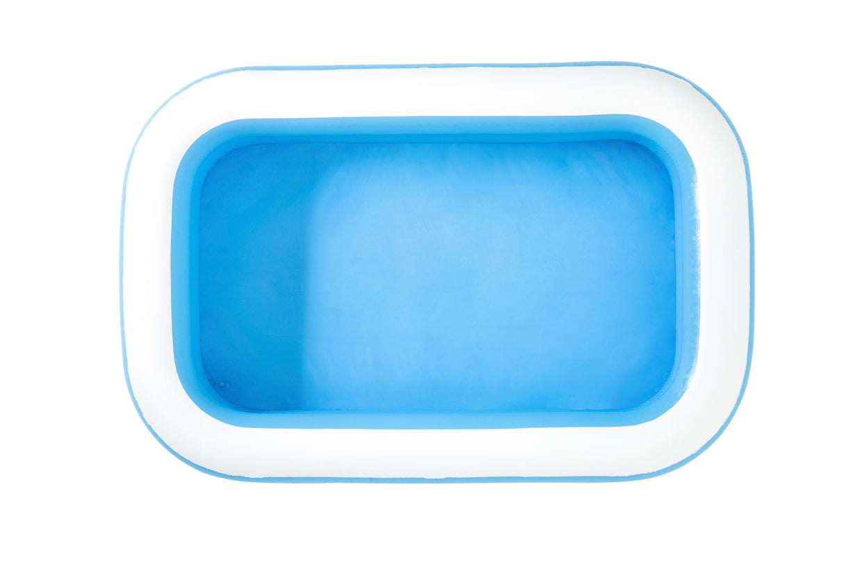 Piscine gonflable rectangulaire Bestway 262 x 175 x 51 cm - Bleu et blanc - Pour enfant - Utilisation extérieure