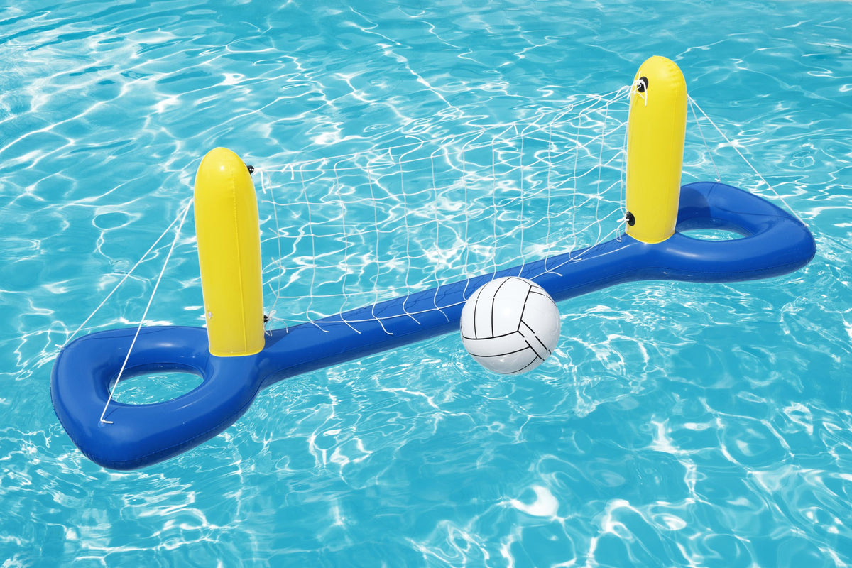 Jeu de piscine gonflable flottant Volley-ball - BESTWAY - 52133 - 244 x 64 x 76 cm