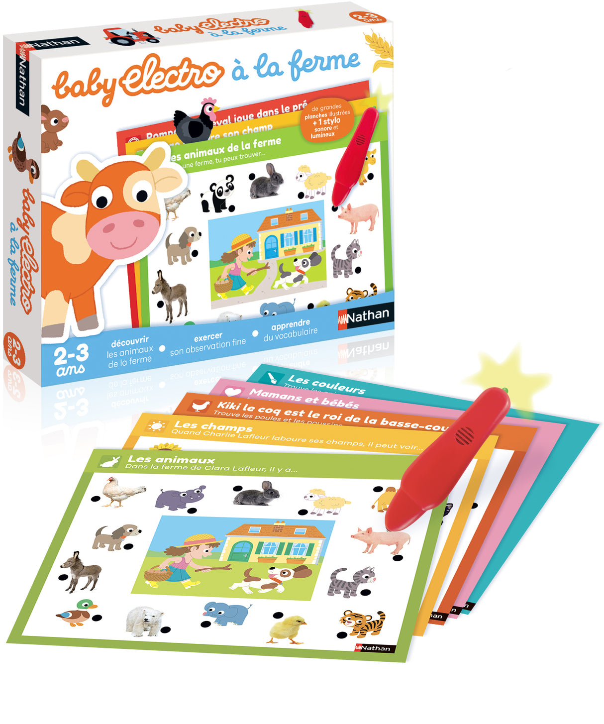 Jeu éducatif électronique - NATHAN - Baby Electro Animaux de la ferme - Pour enfants des 2 ans