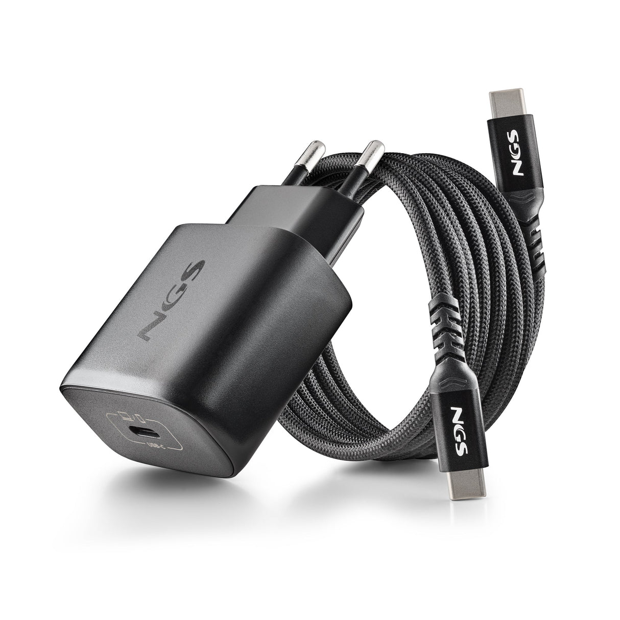 Chargeur secteur NGS Bud 1x USB-C 45W (Noir)